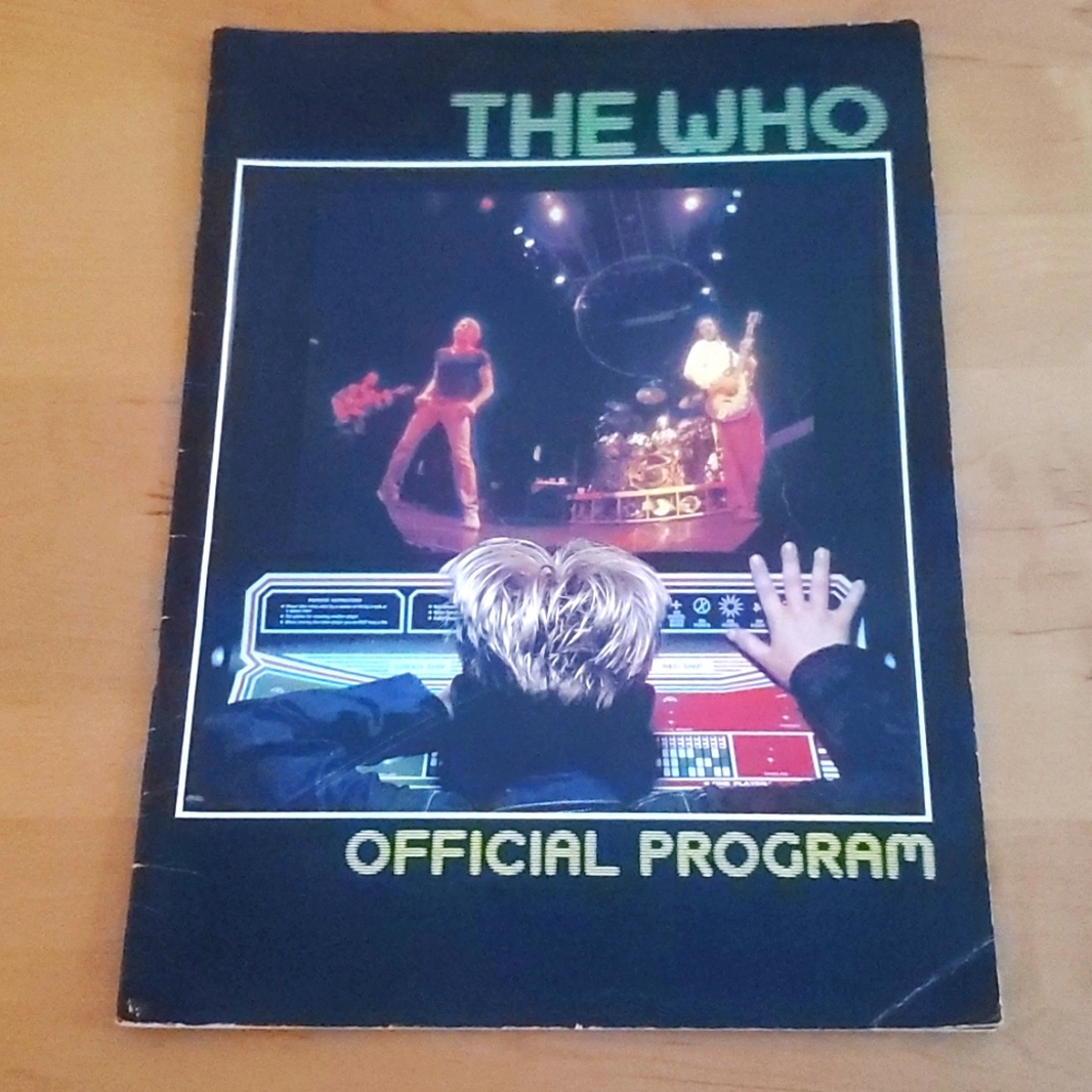 THE WHO Official TOUR BOOK Schlitz Rocks America Tour 1982 Concert Progr…